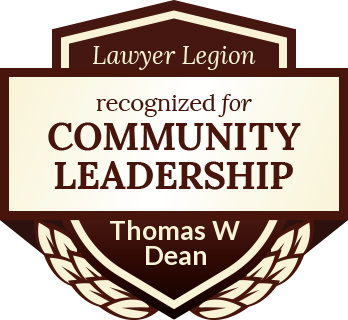 Thomas W. Dean Recognized for Community Leadership by Lawyer Legion